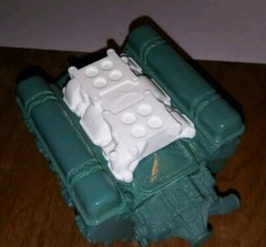 1/8th Buick nailhead dual quad carburetor intake big deuce Revell monogram 1/8