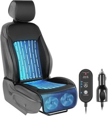 2026 Upgraded Cooling Car Seat Cover Front Seat, 12V-24V Ventilated Cooling Car