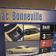 1965 Pontiac Bonneville Buyer’s Choice AMT 38174 Plastic Model Kit 1:25 Sealed