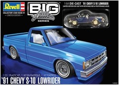 Revell 1/25 1991 Chevy S10 Lowrider w/Small Die Cast Truck Model Kit #14562