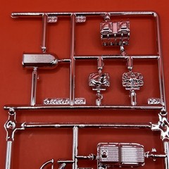 1929 Ford Model A Chrome Headers Supercharger Scoop Model Parts 1:25 New 6