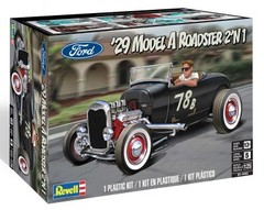 Revell 85-4463 1:25 1929 Ford Model A Roadster 2’n1 Car Plastic Model Kit
