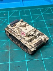 PRO BUILT & Painted 1/72 German Panzer III Ausf G Tank Afrika Korp Wargame model