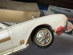 Vintage AMT 1961 Plastic Model Styline Kit Ford Thunderbird T-Bird Built Custom