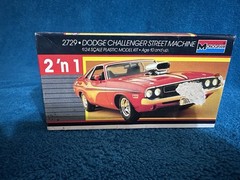 Monogram 1970 Dodge Challenger 1/24 Built Model + Box Partial Kit