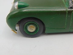 Vintage Model Car Metal 5 1/2″ Long Built 1960’s Austin Healey Sprite Green