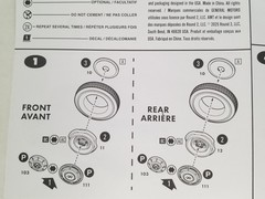 1960 Chevrolet Nomad Station Wagon FULL HUBCAPS from AMT 1:25 Model Kit 60