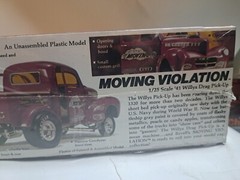 Revell 1/25 Moving Violation 41 Willys Drag Pickup Gasser Model Sealed Inside