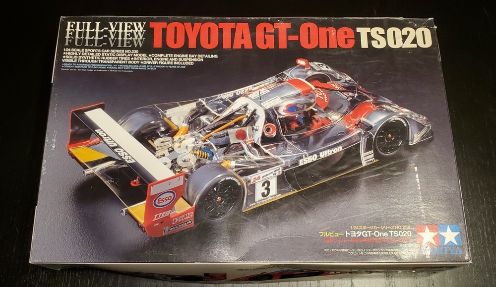 Tamiya 1/24 Toyota GT-One TS020 Model Kit Full View from Japan Vintage IOB
