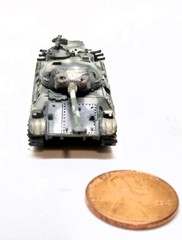 Takara 1/144 World Tank Museum 4. JGSDF Type 61 tank. In Winter camo. (#59)