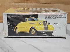 Orig Vtg AMT Street Rods 37 Chevy Convertible Sealed 1/25 Unassembled T141 USA