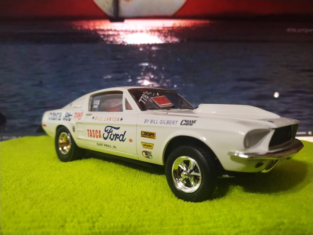 68 1968 Mustang 1/25 Cobra Jet Waterslide Decal Sheet Tasca FORD Bill Lawton