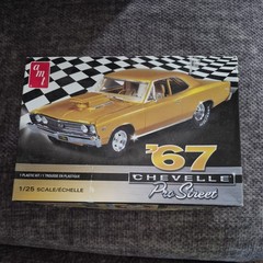 AMT 1967 CHEVELLE PRO STREET MODEL CAR KIT plastic hobby 1:25 Scale AMT876 NEW