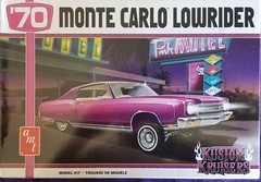 70 Monte Carlo REAR BUMPER from AMT 1:25 Model Kit 1970 Chevrolet