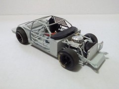 Vintage stock car chassis built model car