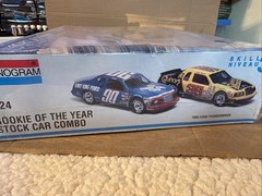 Vintage 1/24 MONOGRAM ROOKIE OF THE YEAR STOCK CAR COMBO FACTORY SEALED 1994