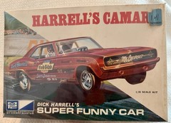 ULTRA RARE! FACTORY SEALED ORIGINAL VINTAGE MPC HARRELL’S CAMARO FUNNY CAR KIT