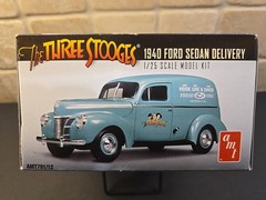 AMT, The Three Stooges 1940 Ford Sedan Delivery, No Decals.