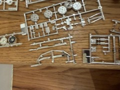 Unassembled Model Car Kit Parts Lot