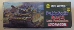 1/144 Pz.Kpfw. IV Ausf.H Late Production Dragon Mini Armor #14108 Sealed MIUB