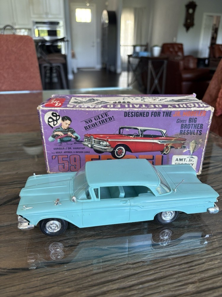 Vintage AMT Jr. Model Kit Ford Edsel Boxed, 1959