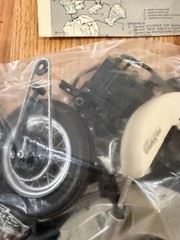 Vintage 1969 Revell Harley Davidson 1/8 Scale Police Bike Motorcycle Kit Parts