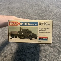 1976/79 Monogram SnapTite US Army Half-Track Model Kit VINTAGE Assembled