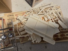 1/25 scale AMT model kit of a 1963 Ford Galaxie 500XL Missing Body *Parts Only