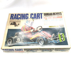 Vintage ARII Yamaha RC100S Red Arrow 1/10 Motorized Kart Model Kit from JP Rare