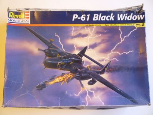 Revell #7546 P-61 Black Widow 1/48 Scale model kit in open box