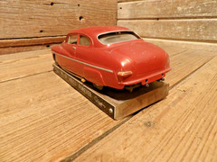 Vintage 1940-50’s MERCS FOREVER On Wood Plate Mercury Car Model Kit – Parts!