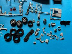 LOT OF 3 1957 CHEVY CORVETTE MODEL KITS 2 AMT ERTL 1/25 SCALE 1 MONOGRAM 63 TOO!