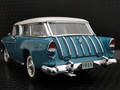 55 Chevy Pickup Truck Race Car Built Metal Model Vintage Classic57Promo1957Nomad