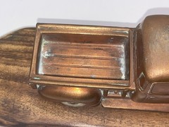 1948 GMC FC Pickup Promo 1/29 National Products Wood-base Mounted Bronze Award