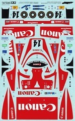 Tamiya’s Decals for 1/24 PORSCHE 956 Canon .Cartograf.Item24232 from Japan