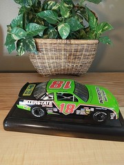 VTG Dale Jarrett #18 1:24 Interstate Batteries Chevrolet Lumina NASCAR W/Stand