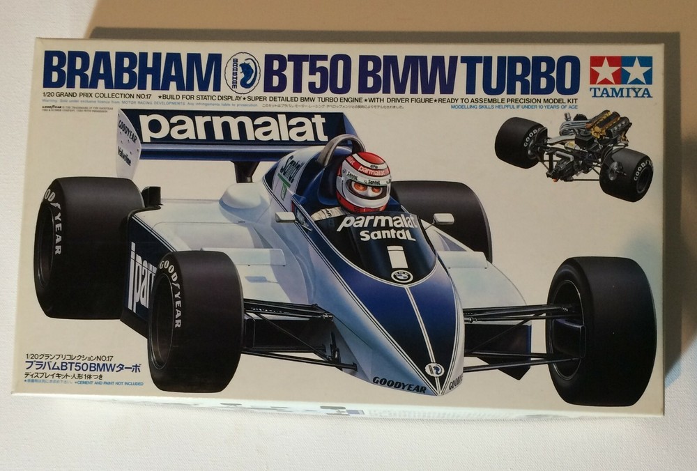 TAMIYA BRABHAM BT-50 1/20 scale GP collection series No 17