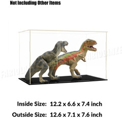 Large Acrylic Display Case Clear Box Dustproof Diecast 1:18 Action Figures Cabin