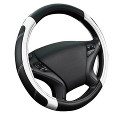 Car Pass Line Rider Microfiber Leather Sporty Steering Wheel Cover Universal