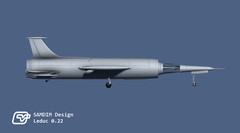 Leduc 0.22 model kit 1/72 scale 3D printed Complete kit
