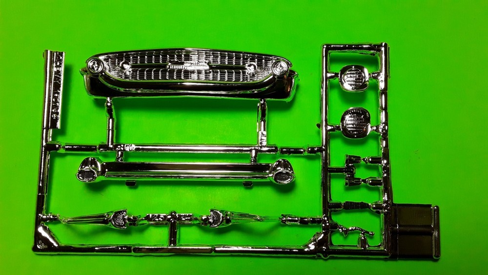 Bumpers Grill Gasser Spirit of 57 1957 Chevy Bel Air 1/25 MPC Head Tail Lights