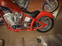 Revell 1/12 Scale Aces Wild Custom Chopper Built Extra Parts