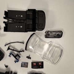 2002 Nissan Skyline GT-R 1:24 Model Kit Parts Donor Incomplete Silver Series