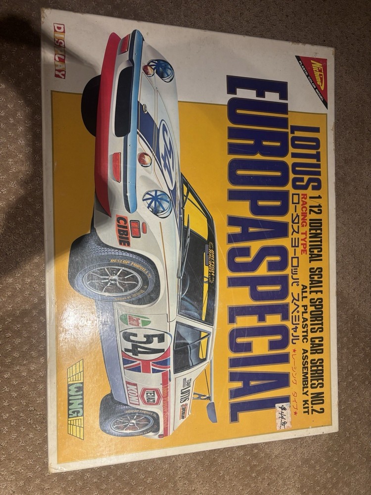 Nichimo Europaspecial Lotus 1/12 Scale Model Car Kit