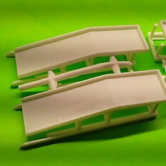 X2 1/25 drive on ramps repair shop garage service station diorama 1965 Chevelle