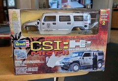 M11E Rare C.S.I. MIAMI HUMMER H2 Revell Metal Body 1:25 Die-Cast Model Skill 2