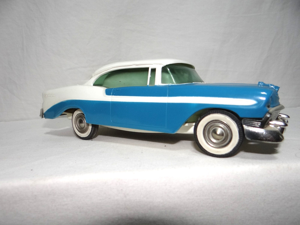 1956 Chevrolet Bel Air White / Blue 2 Dr. Hard Top Dealer Promo/Bank Very Nice