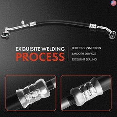 A-Premium A/C Suction Hose & Discharge Line Hose Assembly Compatible with