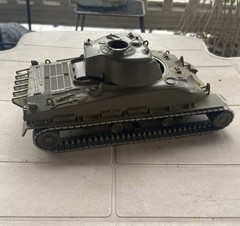 Vtg Revell Model SHERMAN Army Tank 1956 for Parts Or Repair