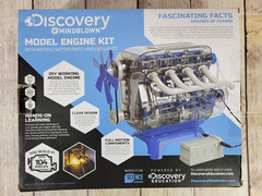 Discovery Model Engine Kit Ages 8+ Intermediate/Advanced 104 Pieces Open Box